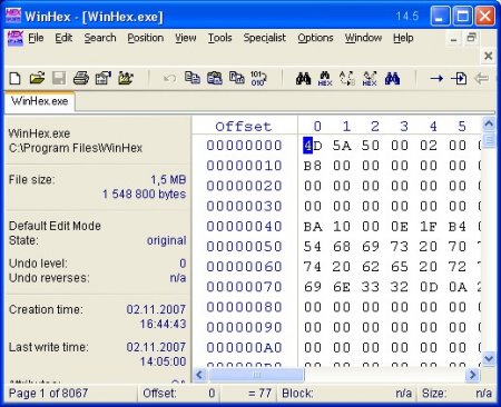 WinHex 14.5